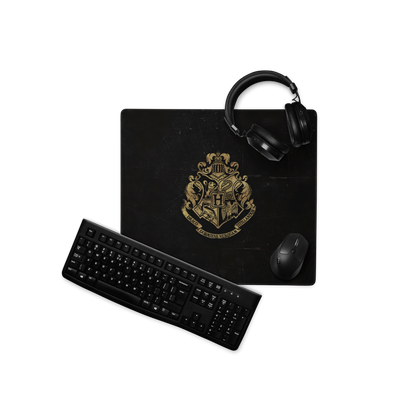 Hogwarts Gold Emblem Mousepad