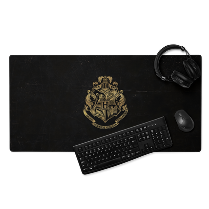 Hogwarts Gold Emblem Mousepad